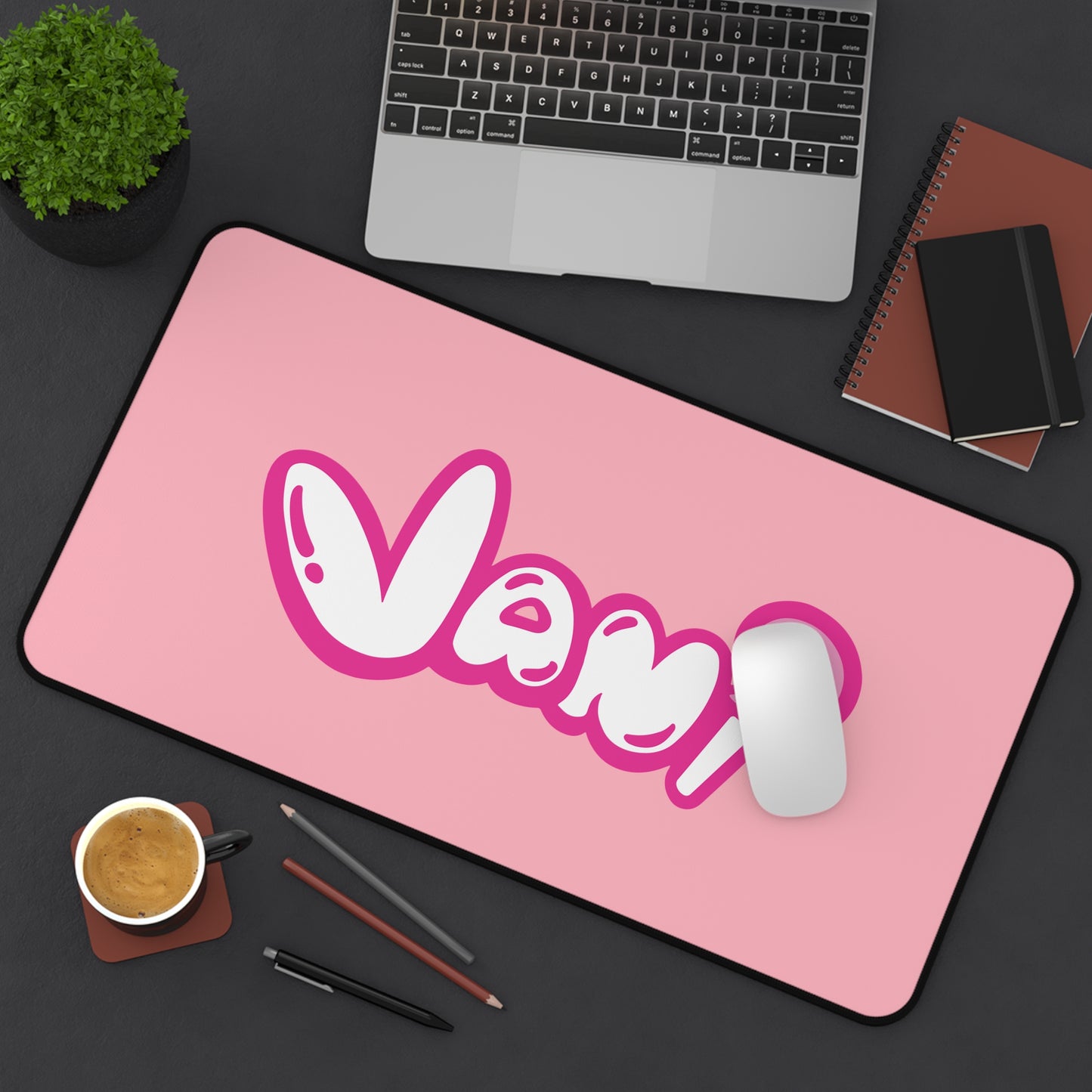 Vani Pink Desk Mat