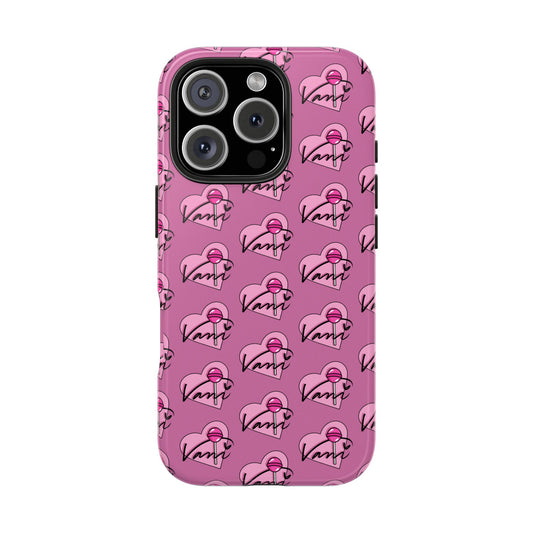 Heart Signature Pink Phone Case