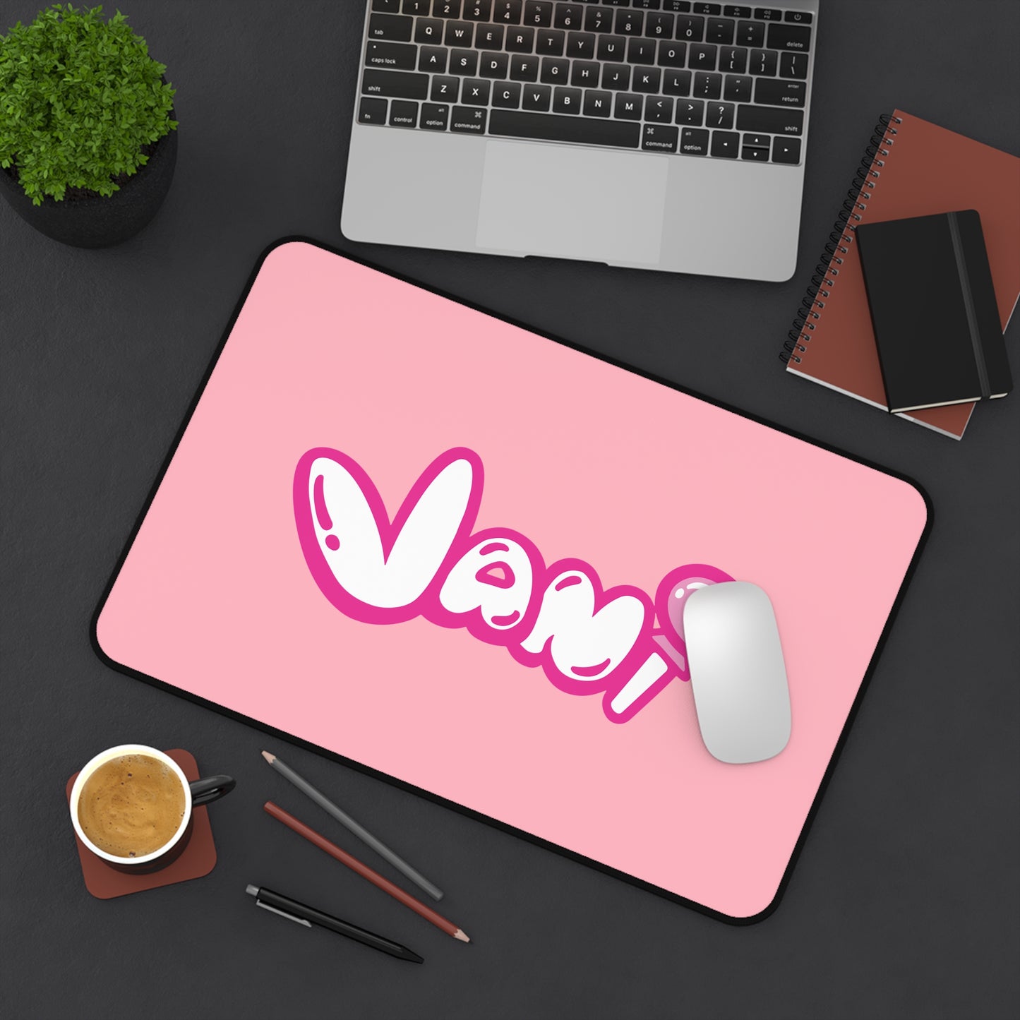 Vani Pink Desk Mat