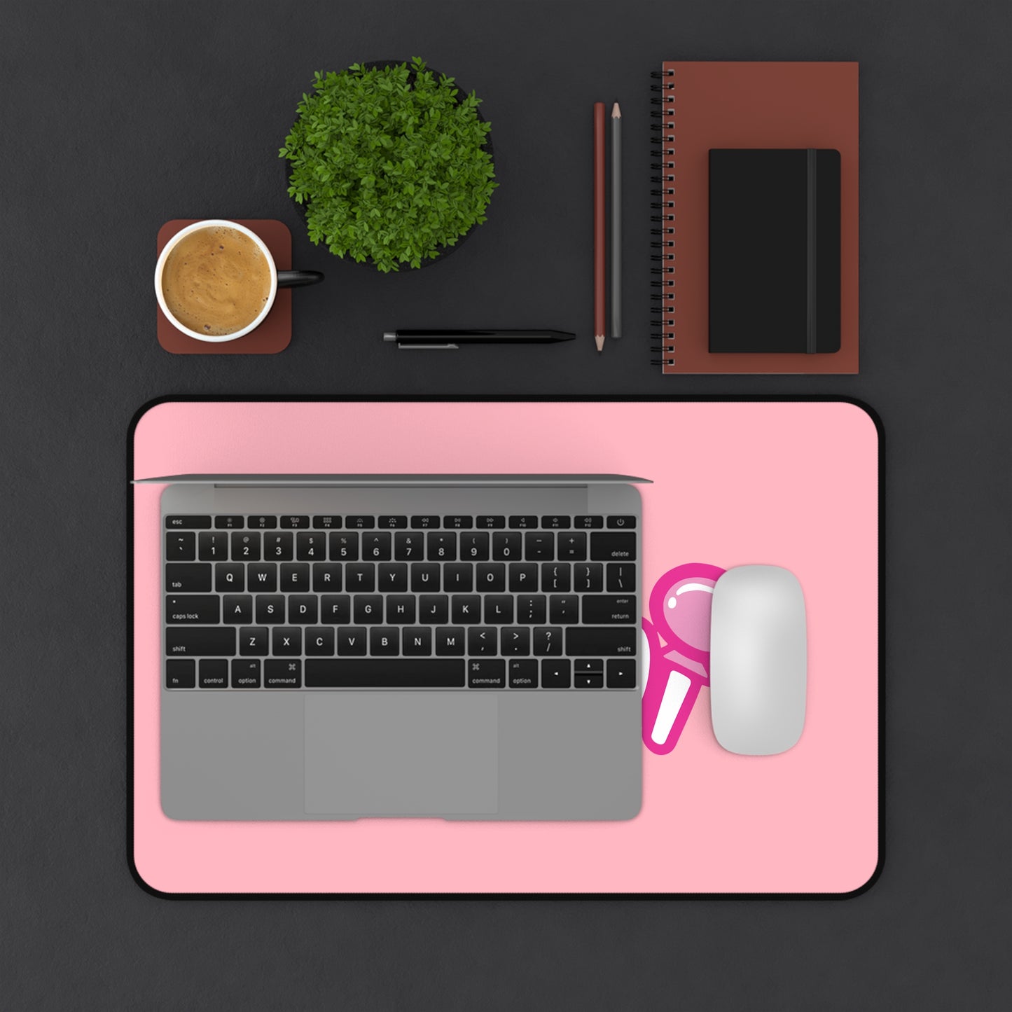 Vani Pink Desk Mat