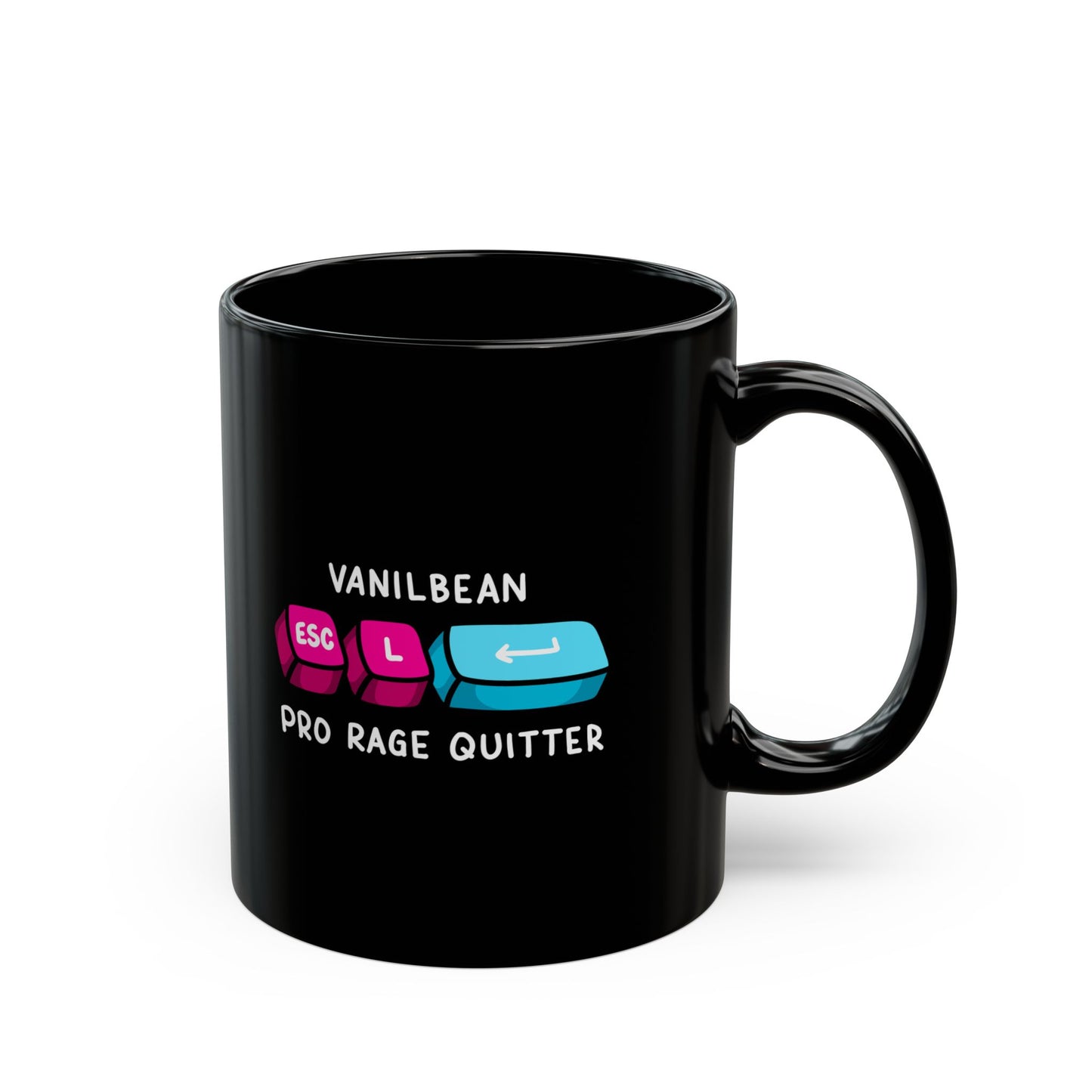 Pro Rage Quitter Black Mug