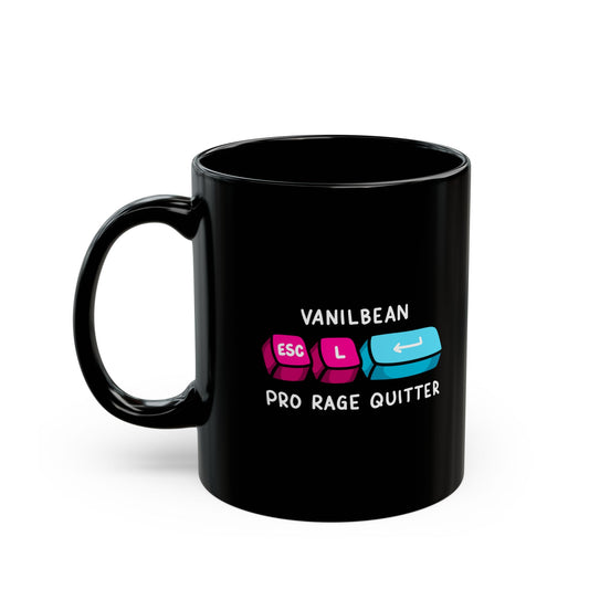 Pro Rage Quitter Black Mug