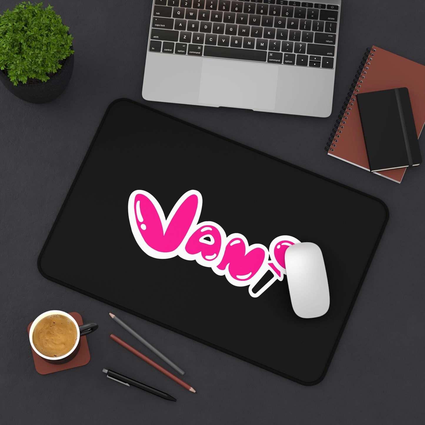 Vani Black Desk Mat