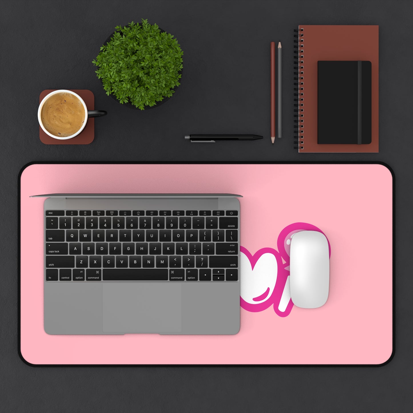 Vani Pink Desk Mat