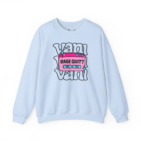 Yes Yes Rage Quit Crewneck Sweater – Vanilbean