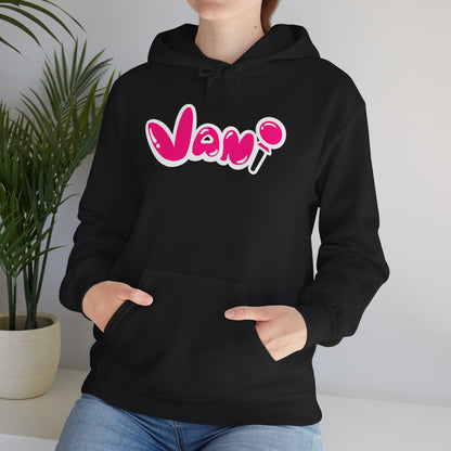 Vani Black Unisex Hoodie