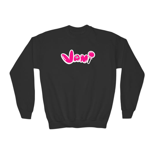 (Kids) Vani Black Crewneck Sweater