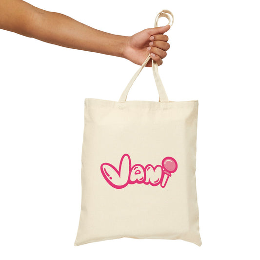Vani Cotton Canvas Neutral Tote Bag