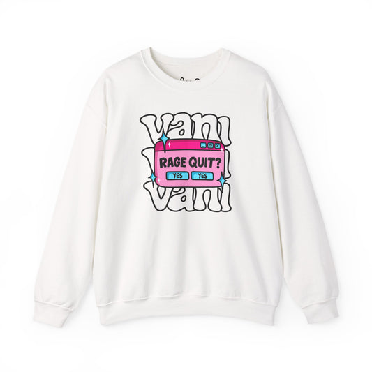 Yes Yes Rage Quit Crewneck Sweater